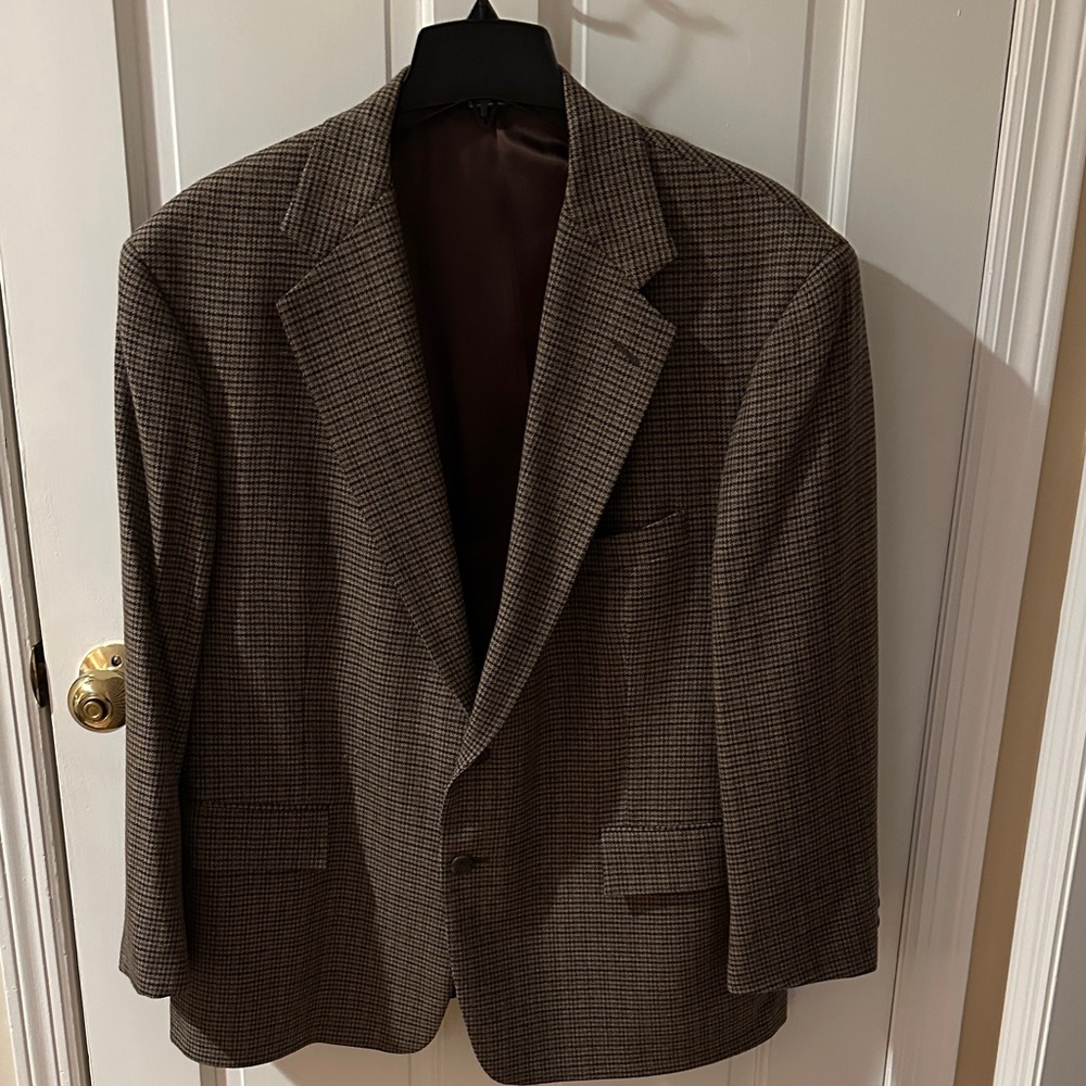 Polo Ralph Lauren Brown Houndstooth Blazer